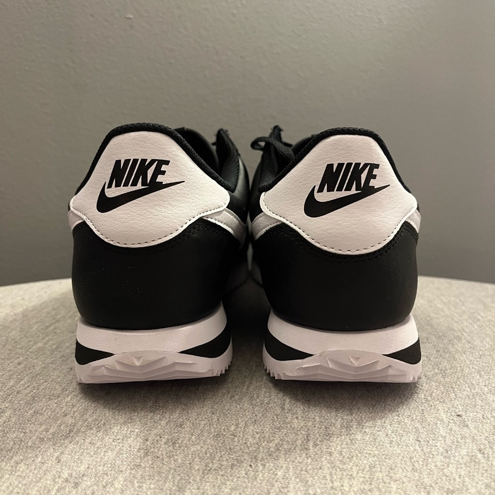 Nike Cortez Black White Sneaker Men's Athletic Shoe Size 11.5 DM4044 001 - Picture 6 of 11